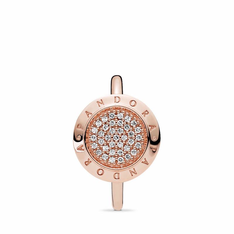 Pandora Rose™ Signature Statement Ring Ireland - Pandora Rose/Cubic Zirconia - 107293RDL